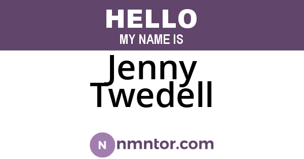 Jenny Twedell