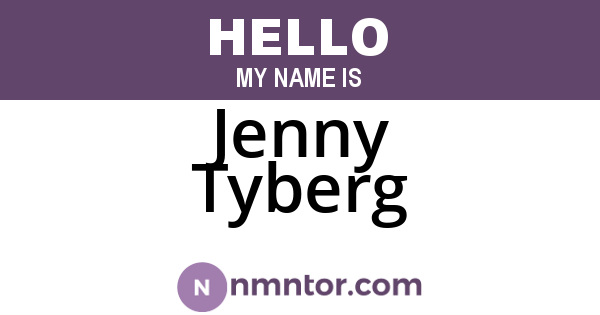 Jenny Tyberg
