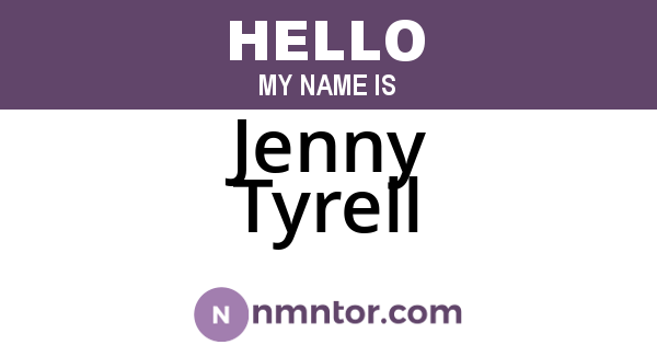 Jenny Tyrell