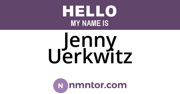 Jenny Uerkwitz