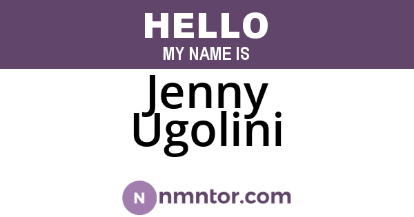 Jenny Ugolini