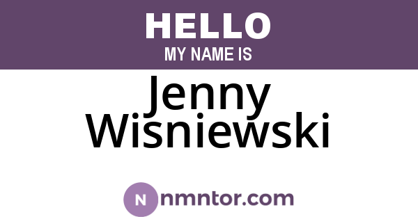 Jenny Wisniewski
