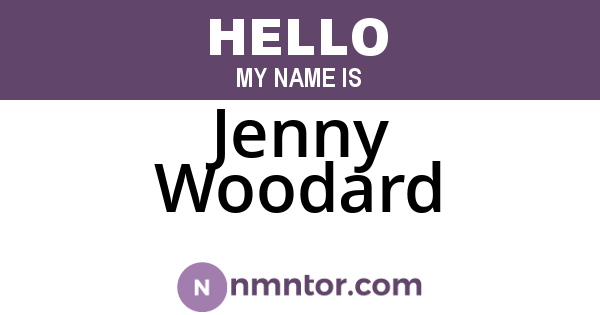 Jenny Woodard