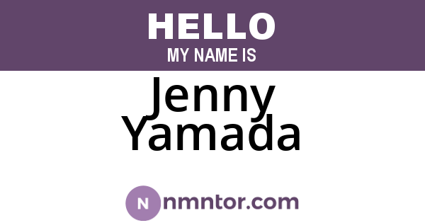 Jenny Yamada