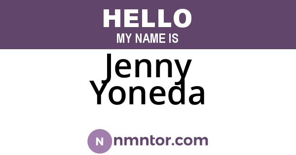Jenny Yoneda