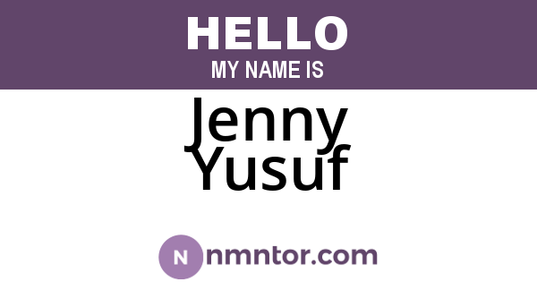 Jenny Yusuf