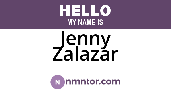 Jenny Zalazar
