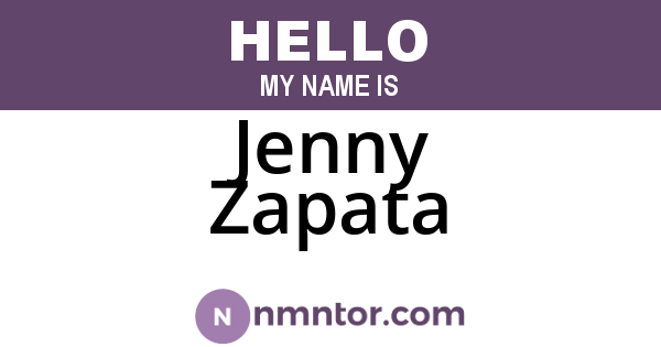Jenny Zapata