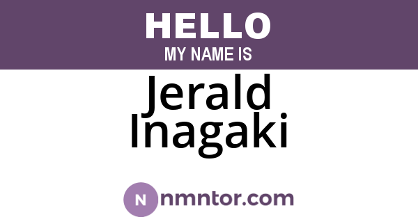 Jerald Inagaki
