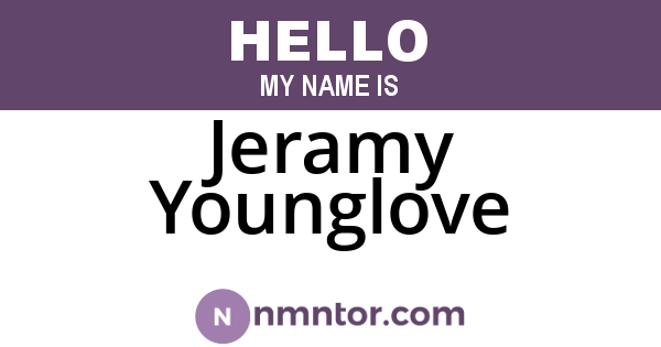 Jeramy Younglove