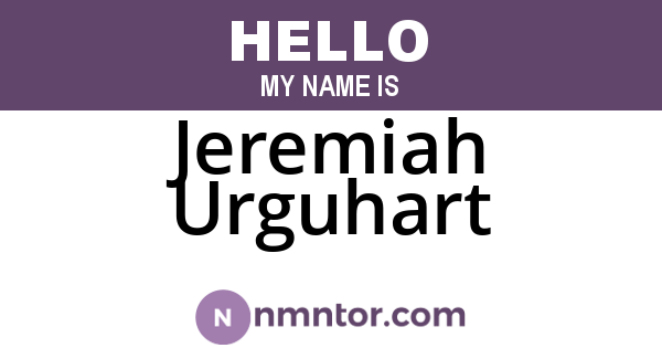 Jeremiah Urguhart