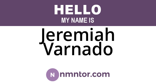 Jeremiah Varnado