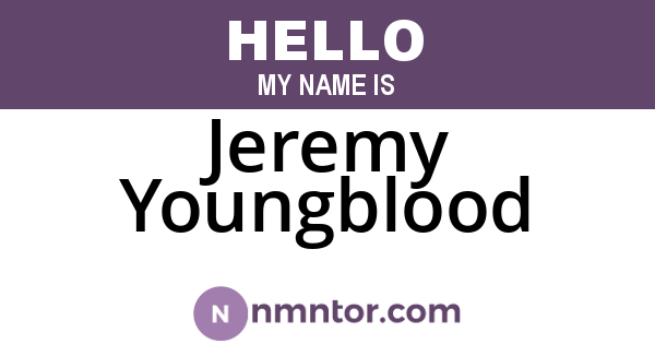 Jeremy Youngblood