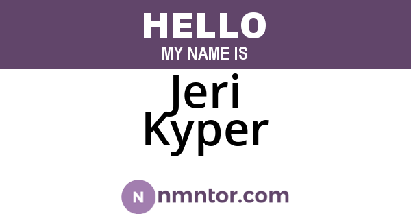 Jeri Kyper