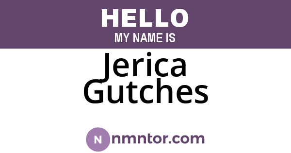 Jerica Gutches