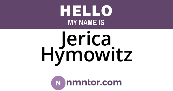 Jerica Hymowitz