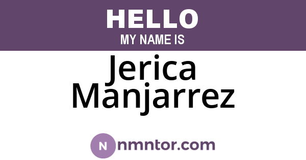 Jerica Manjarrez