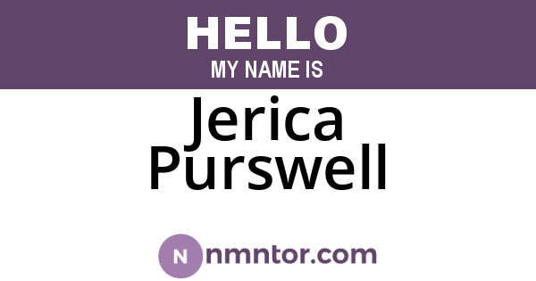 Jerica Purswell
