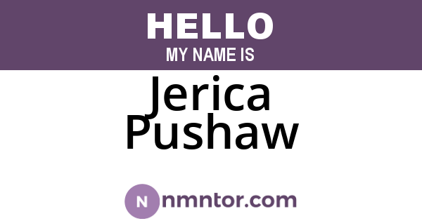 Jerica Pushaw