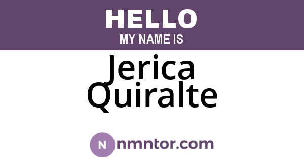Jerica Quiralte