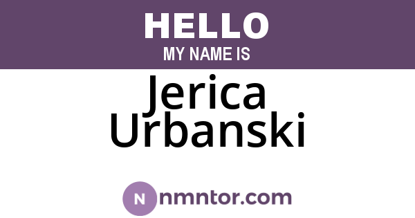 Jerica Urbanski