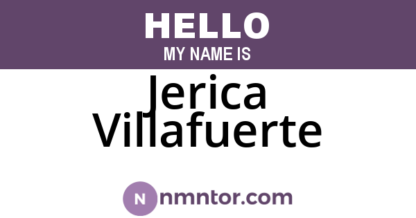 Jerica Villafuerte