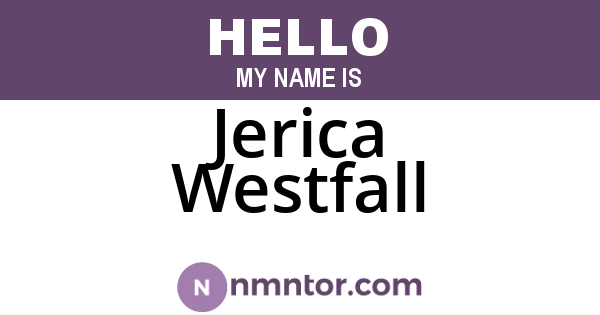 Jerica Westfall
