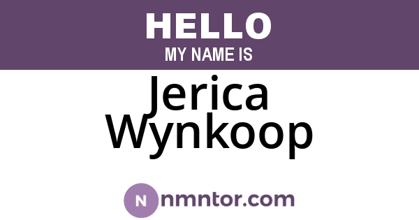 Jerica Wynkoop