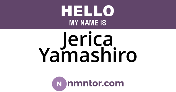 Jerica Yamashiro
