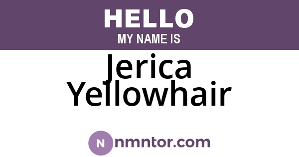 Jerica Yellowhair