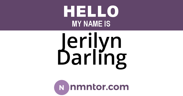 Jerilyn Darling