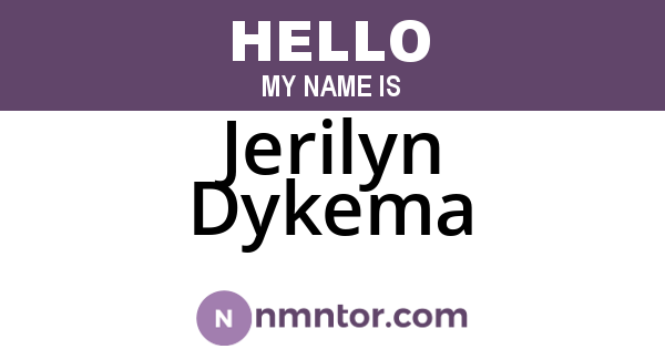 Jerilyn Dykema