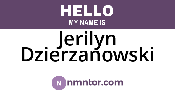 Jerilyn Dzierzanowski