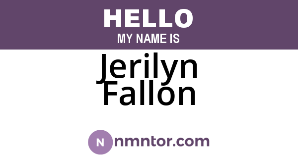 Jerilyn Fallon