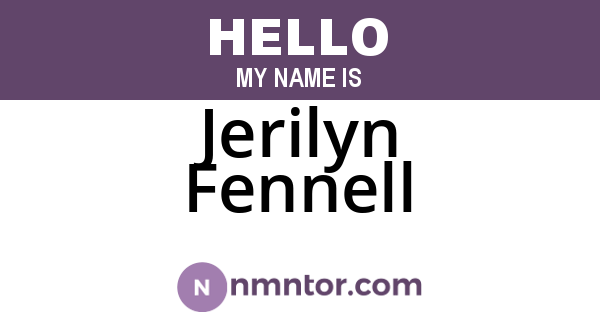 Jerilyn Fennell