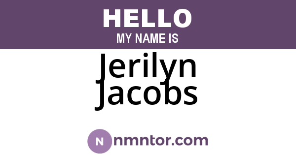 Jerilyn Jacobs