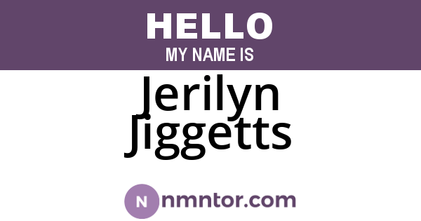 Jerilyn Jiggetts