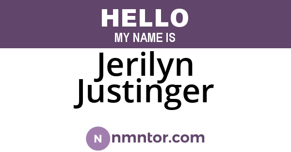Jerilyn Justinger