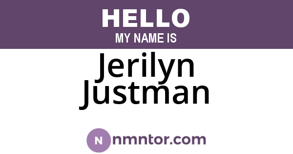 Jerilyn Justman