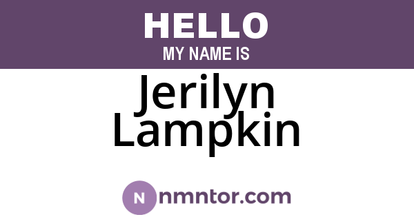 Jerilyn Lampkin