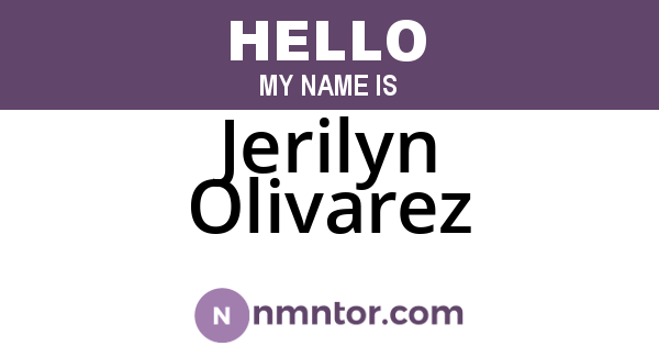 Jerilyn Olivarez