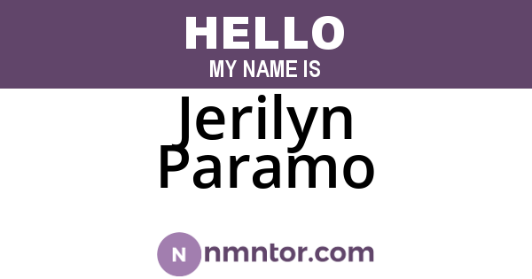 Jerilyn Paramo