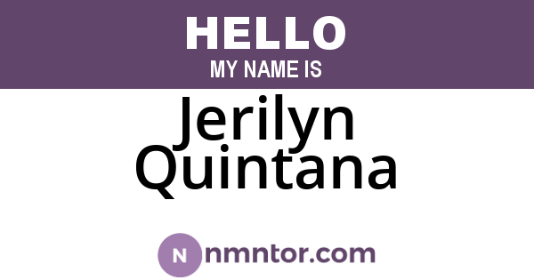 Jerilyn Quintana