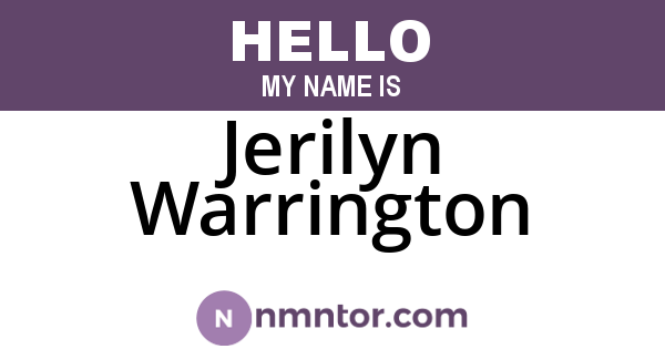 Jerilyn Warrington