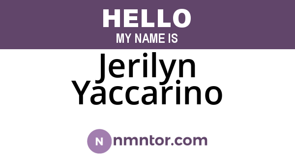 Jerilyn Yaccarino
