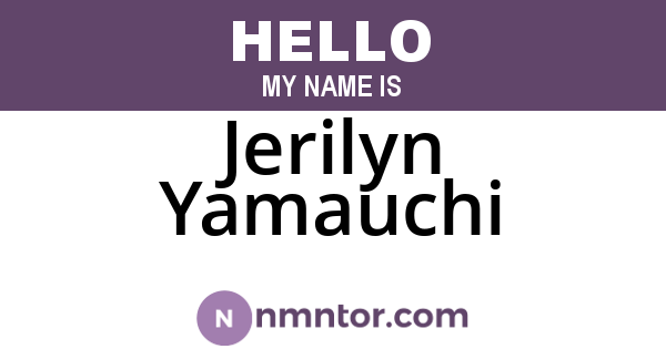 Jerilyn Yamauchi