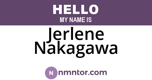 Jerlene Nakagawa