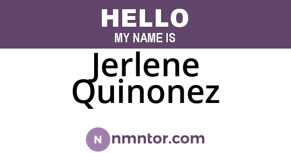 Jerlene Quinonez