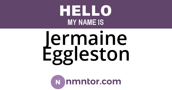 Jermaine Eggleston