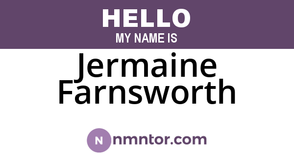 Jermaine Farnsworth